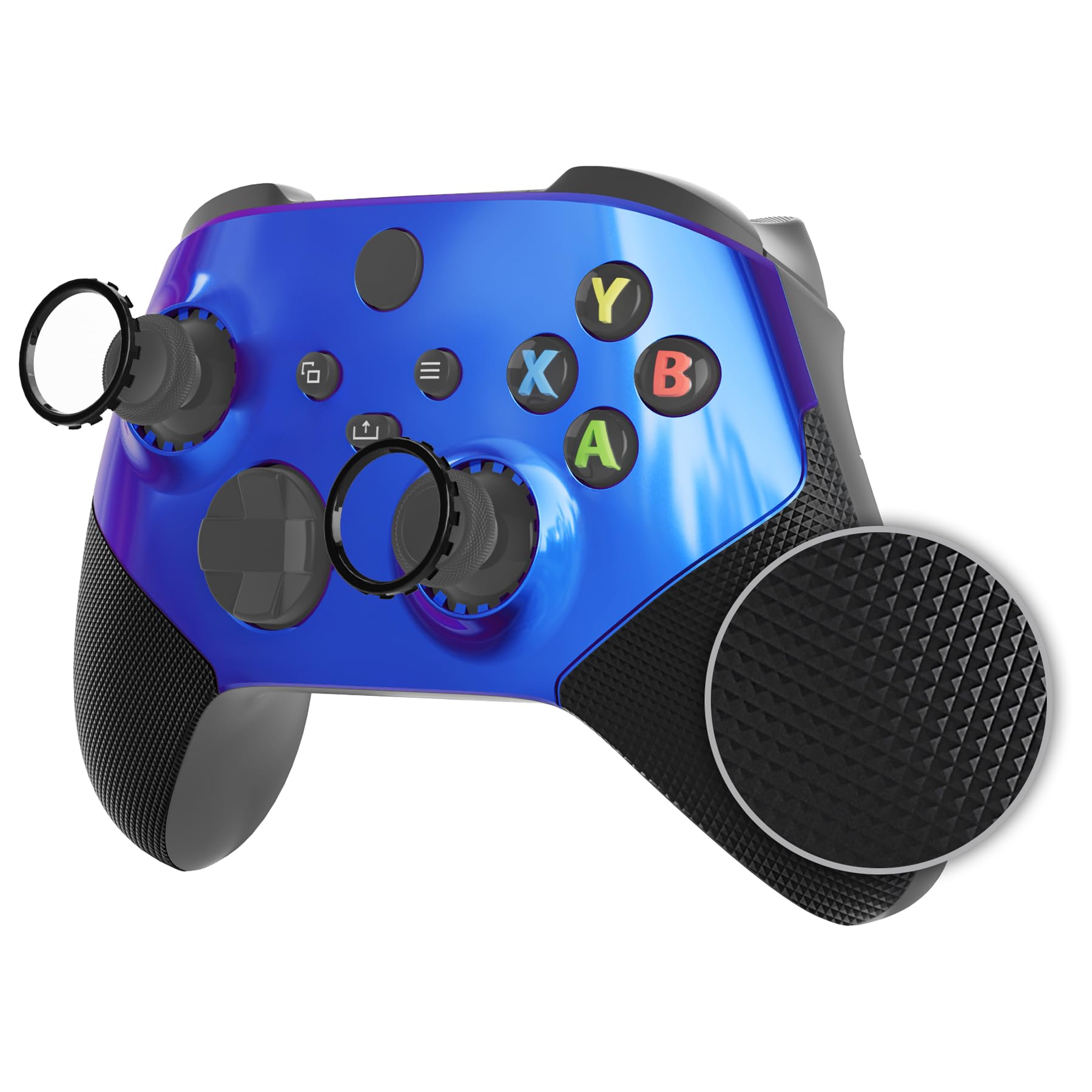 

eXtremeRate ASR Version Redesigned Shell for Xbox Core Wireless Rubberized Grips for Improved Friction and Custom Faceplates for Xbox Series X S