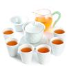 Kung Fu tea set, household light luxury teapot, teacup cover bowl, complete set, living room, office tea way, high-end gift box