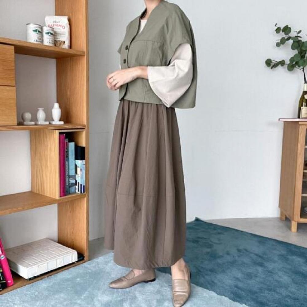 New Arrivals Open Run Women Oversized Long Skirt Easy Wear Autumn