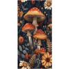 Paesaggio di Funghi Colorati 5D Fai da Te Kit Pittura Diamante Rotondo Completo Mosaico Artistico Ricamo Diamante, Decorazione per la Casa