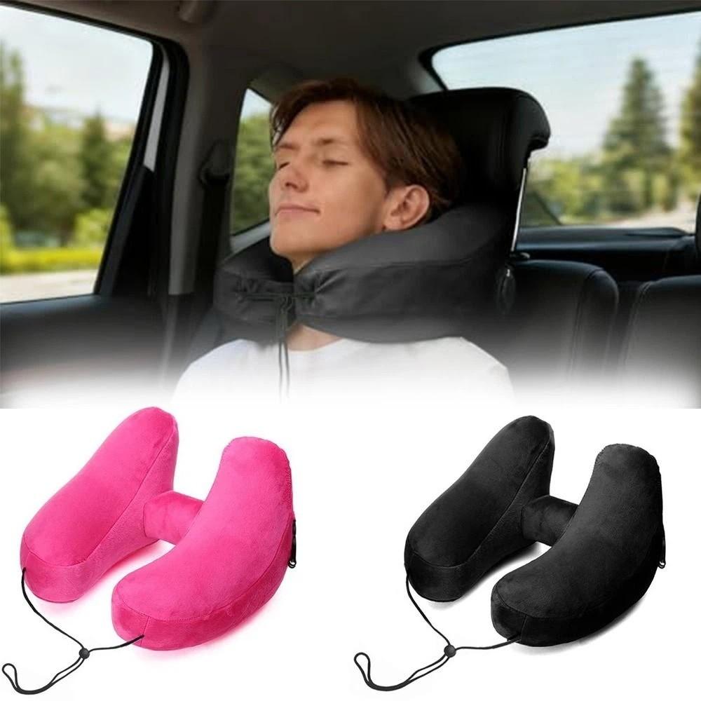 Inflatable Design Inflatable Neck Pillow Breathable Design U-Shaped Pillow  Outdoor