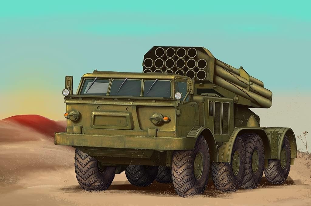 Trumpeter Soviet Army 9K57 Multiple Rocket Launcher Uragan Plastic Model 07180 1/72