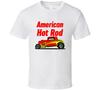 American Hot Rod Red Flamed Coupe Street Rod Muscle Car Gift T Shirt Mens Kids Womens Boys Girls Children