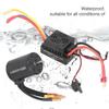 3650 Waterproof 4300KV Brushless Motor 60A Brushless ESC Accessory Set for 1/10 RC Car