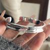 100% Massief 925 Sterling Zilver Retro Armband voor Dames Heren Vintage Handgemaakt Eenvoudig Smal Eenvoudige Armband Verjaardagscadeau