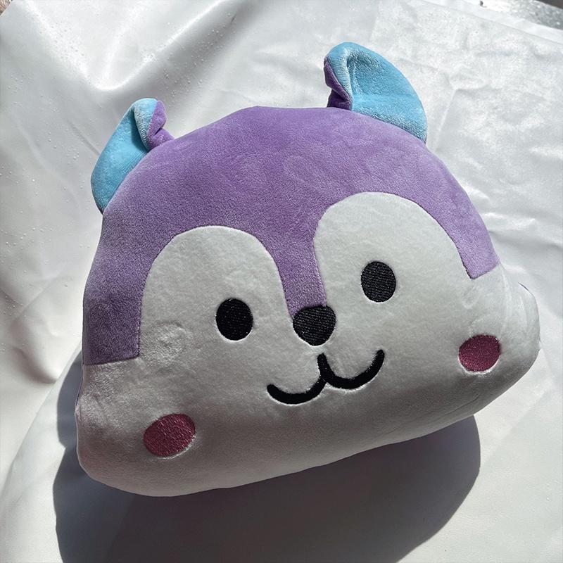 Purple Mang Stuffed Animal Pillow For Kids Cartoon Character Plush Toy