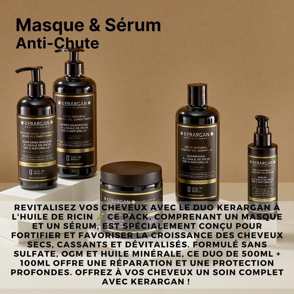 Kerargan Anti-Hair Loss Duo Mask and Castor Oil Serum - 600ml
