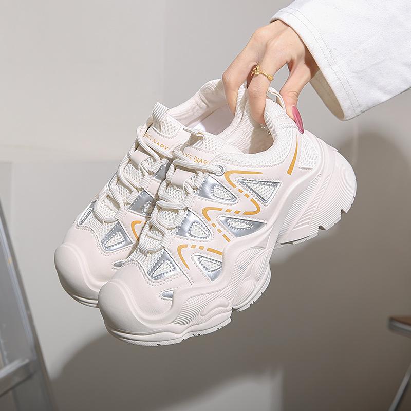 Canvas shoes women's autumn new student Korean version ins versatile thick baseplate shoes spring and autumn casual shoes