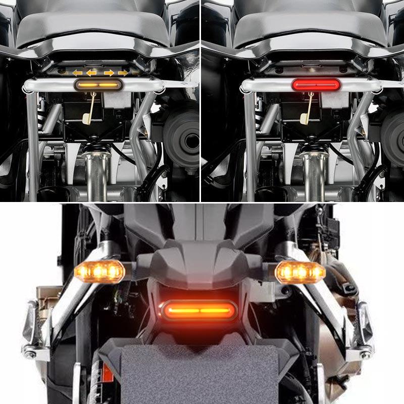 3 In 1 LED Tail Light 60led Sequential Dynamic Turn Signal Light DRL Brake Light 10V-72V For Car Truck Trailer Motorcycle ATV RV