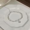 Elegant French Silver Pearl Beaded Bracelet for Women – Personalized, Versatile, and Exquisite Best Friend Gift
