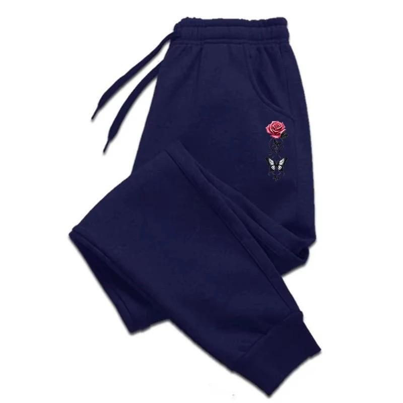 Mens Outdoor Casual Pants 2D Print Comfortable Loose Fit Multi Pockets
