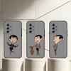 M-Mr. Bean Phone Case For Samsung S25,24,21,22,23,30,Ultra,20,Plus,Fe,Lite,Note Soft Black Cover