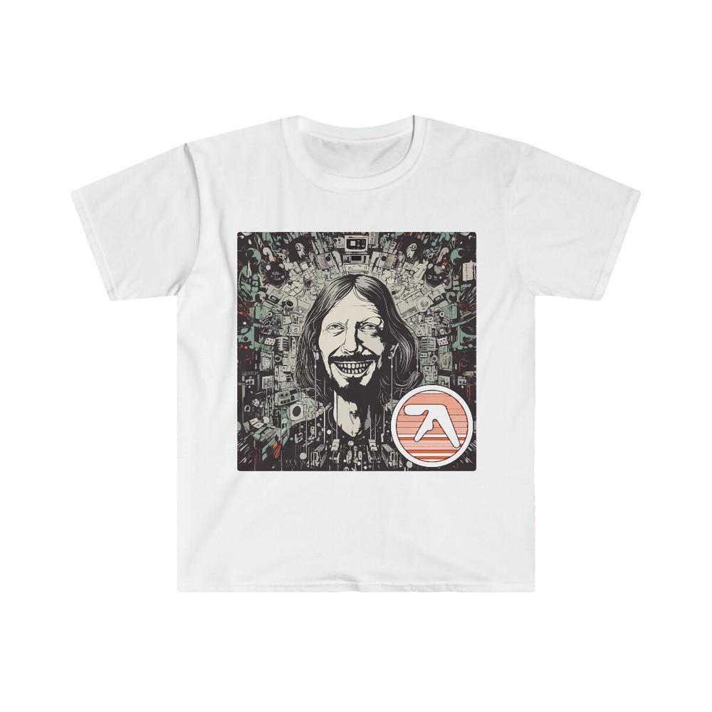 Графическая футболка Aphex Twin 90-е Ретро Техно AFX S