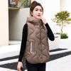Autumn and winter new down cotton vest female students loose vest wear versatile vest vest jacket