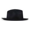 New Era Broadway Fedora Hat Wool Felt Black XL BROADWAY WOOL FELT BLK SSLVR S19