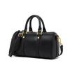 Borsa Boston vintage: Borsa a mano da donna in pelle conciata al vegetale leggera e di lusso