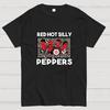 Red Hot Silly Peppers Cotton Summer Casual Cool Loose T-Shirt