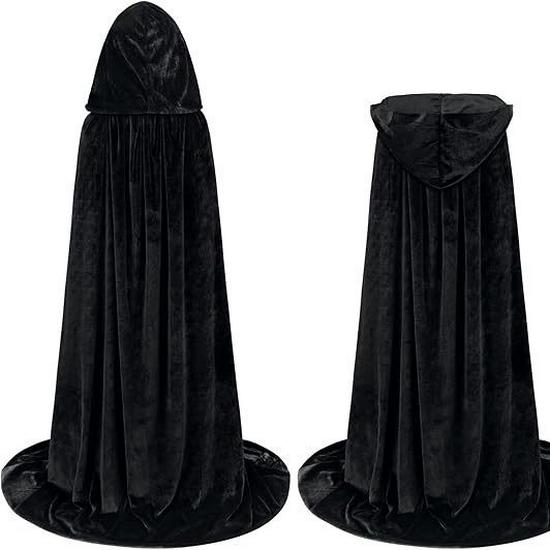 Grim Reaper Vampire Wizard Cape for Adults & Kids
