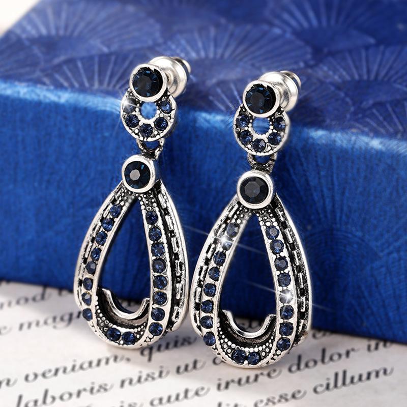 Best-Selling Earrings, Diamond-Set Fashion Stud Earrings, Women'S Versatile Ear Jewelry Factory