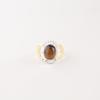 Natural Yellow Tiger Eye Gemstone 925 Solid Silver Jewelry Handmade Women Ring RR-61-29
