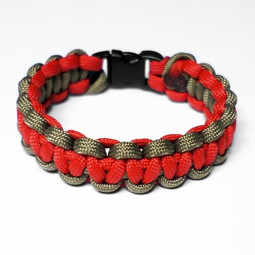 Mark-4 Tightly Woven Paracord Combo (Red)