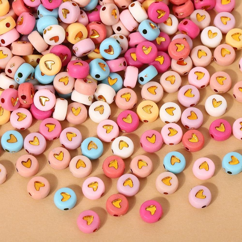 Acrylic Letter Beads for Kids' Jewelry Making – Educational DIY Beading Accessories