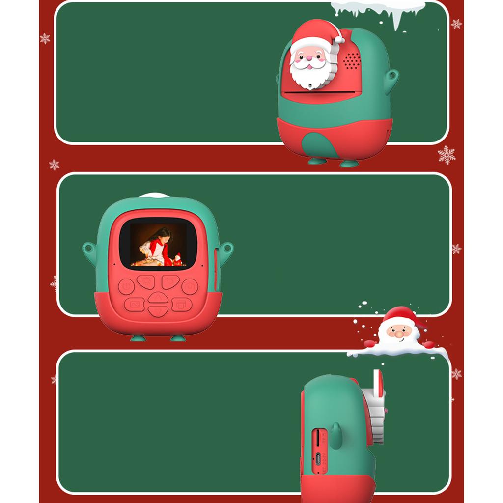 Children's Camera, Instant Thermal Printing, Instant Camera, Christmas Gift, Flip Lens