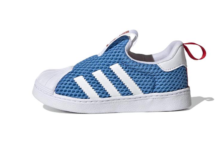 

Adidas Originals SUPERSTAR 360 Abrasion Resistant Low top Toddler Shoes Blue Infant And Toddler GY9143 26