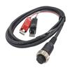 VISPREA Compatible Power Cable for Daiwa and Shimano Electric Power Alligator for Hyper Leo Super Power Super Mega Cord YU326 Daiwa 800 and 1200