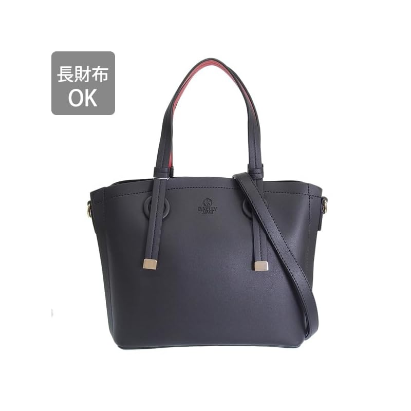 [Rinle] Bag Ladies Tote Bag Shoulder Bag Handbag 2WAY Front Pocket Work Bag Shoulder Bag Simple D.KELLY