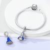 Silver Plated Chameleon Avocado Moon Spinning Eye Charms Fit Bangle Charm Beads Pendent Dangle Bracelet Woman Jewelry
