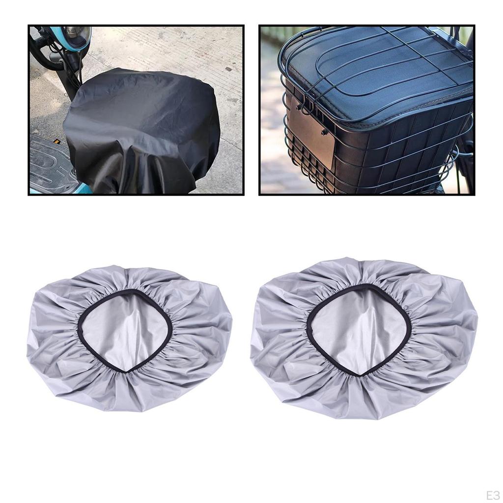 Bicycle Basket Cover Bike Rain Dustproof Sunproof Trunk Waterproof for
