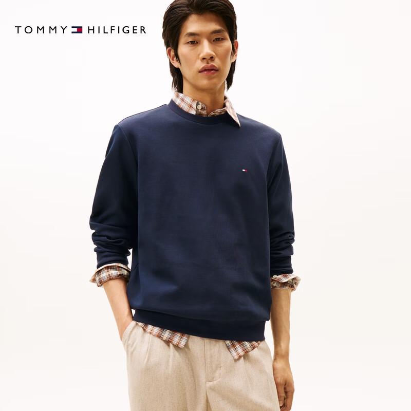 Tommy Hilfiger Men's Classic Logo Crewneck Sweatshirt