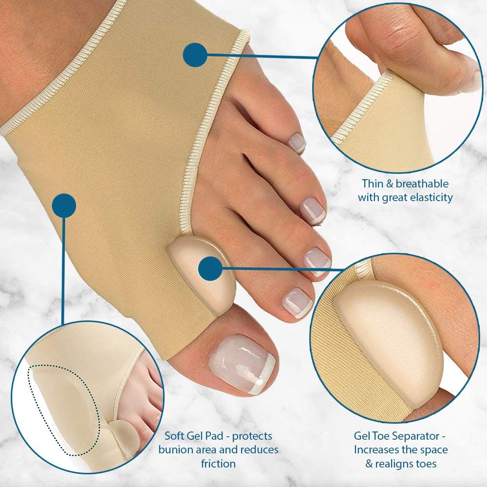 Health Care Gel Toe Spacer Thumb Adjuster Bunion Protector Toe Separator Valgus Corrector