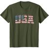 4th of July Shirts for Men USA Flag Patriotic America Tees T Shirts