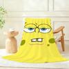 S-sponge-Bob-b cartoon Pants-s Blanket Throw Super Cosy Plush Living Room Sofa Couch Childish Birthday Gifts S-square- cute