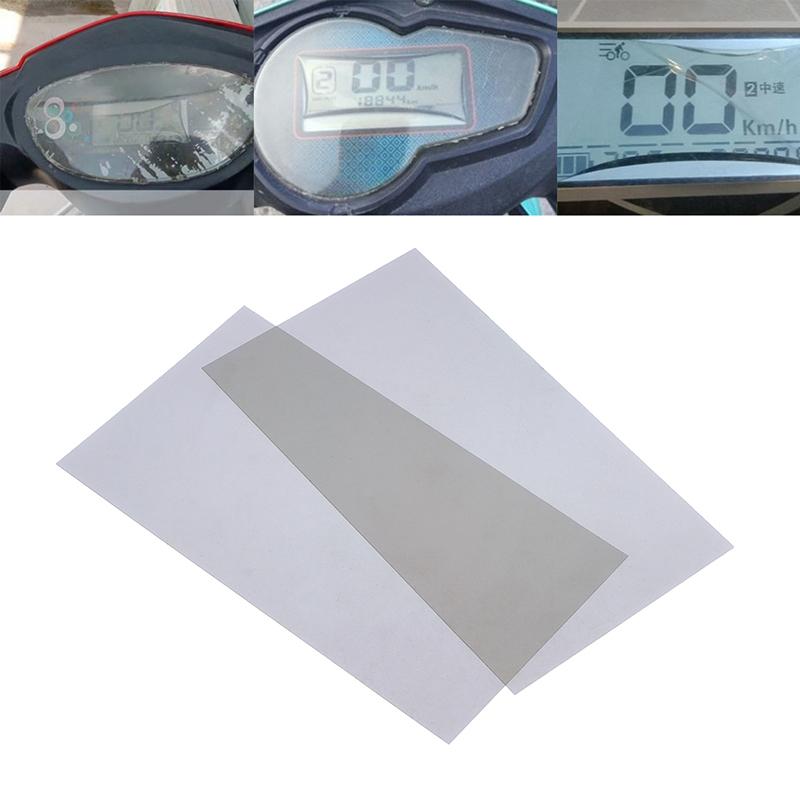 2 szt. Ekran LCD pojazdu elektrycznego spolaryzowana folia wyświetlacza obrazu zegarek bateria samochodowa