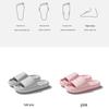Jie Liya 2025 EVA Non-Slip Thick-Soled Unisex Indoor Bathroom Slippers