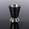 Stainless Steel Measuring Cup with Mixing Spoon Cocktail Jigger Measuring 2.5 Oz /5 Tbsp /75 Ml Liquor Shot Set Bar Accessories