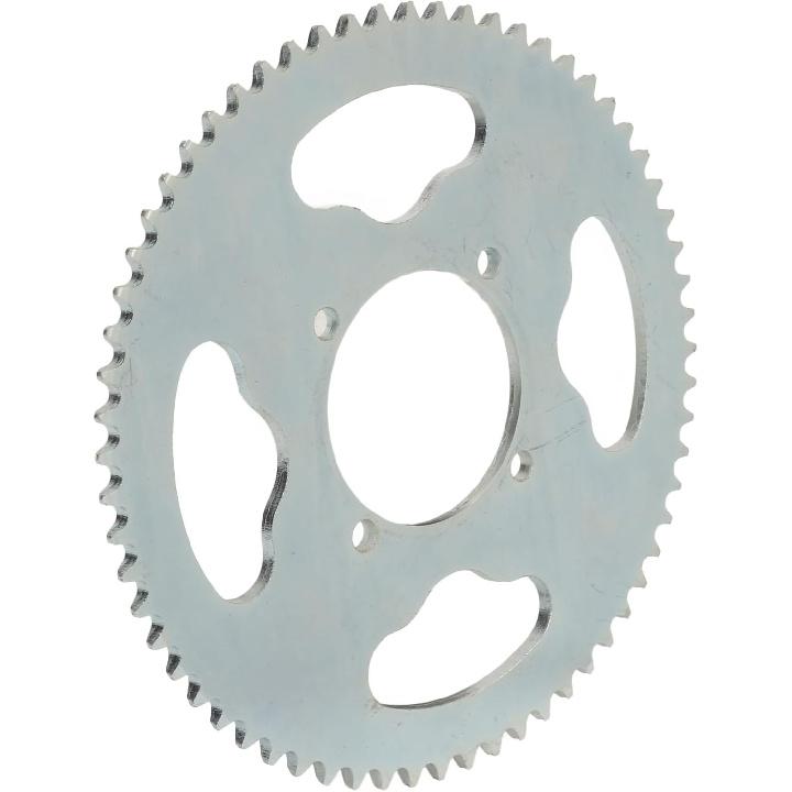 64T Chainring, Durable Steel Sprocket for Mini Motorcycles, 54mm Inner Diameter 4 Hole Gear, for 47cc 49cc Pocket Bikes Go-Karts and Riding