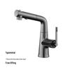 TLXT Single Handle Lift-Rotate Pull-Out Basin Faucet