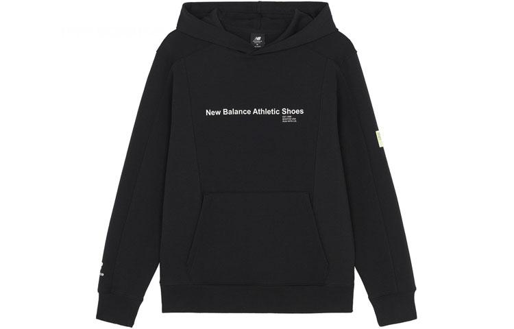 

New Balance Sweatshirts Men s Black Hooded Moderate Regular AMT21362-BK S