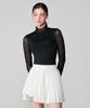 XEXYMIX Ruffle Mock Neck Padded Base Layer Xfl1Tu1204
