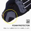 RS TAICHI Motorcycle Waterproof Rain Gloves with Touchscreen Compatible and DRYMASTER Fit RST450 Size L All-Season Built-in Protector, Edge,