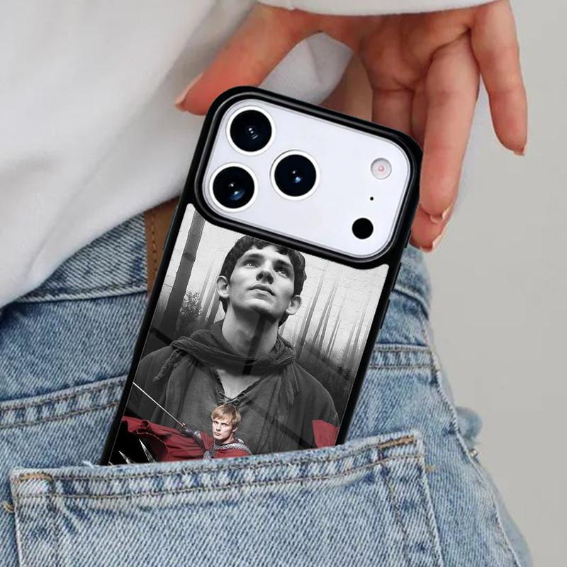 

TV Series Merlin Phone Case for iPhone 17ProMax 12 13 14 15 16e 17 Pro Max Plus Air Cover iPhone17 Pro