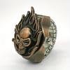 Skeleton Ghost Head Anime Series Ring Watch, Student Fire Head Same Style Retro, Small and Popular, Time Checking Ring Watch
