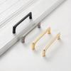 Zinc Alloy Cabinet Handles Gold Furniture Handles Durable Cupboard Pulls  Wardrobe