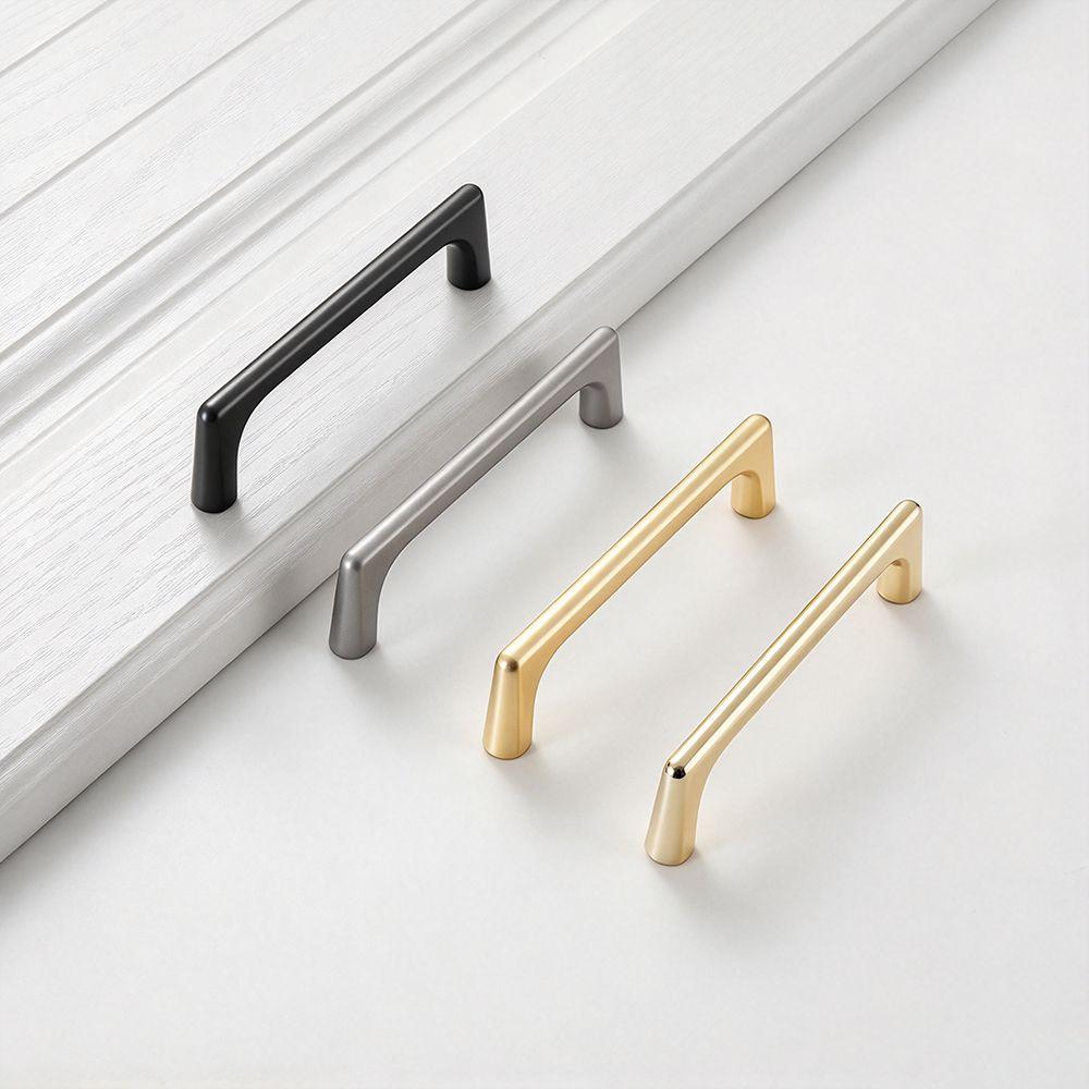 Zinc Alloy Cabinet Handles Gold Furniture Handles Durable Cupboard Pulls Wardrobe