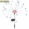 Waterproof Solar Firework Lights LED Solar Fireworks Lights Halloween Fairy Lights  Landscape Decor