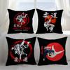 Sports Judo Martial Arts Pillow Case Sofa Short Plush Double-sided HD Printing Room Home Office Gift Cushion Cover